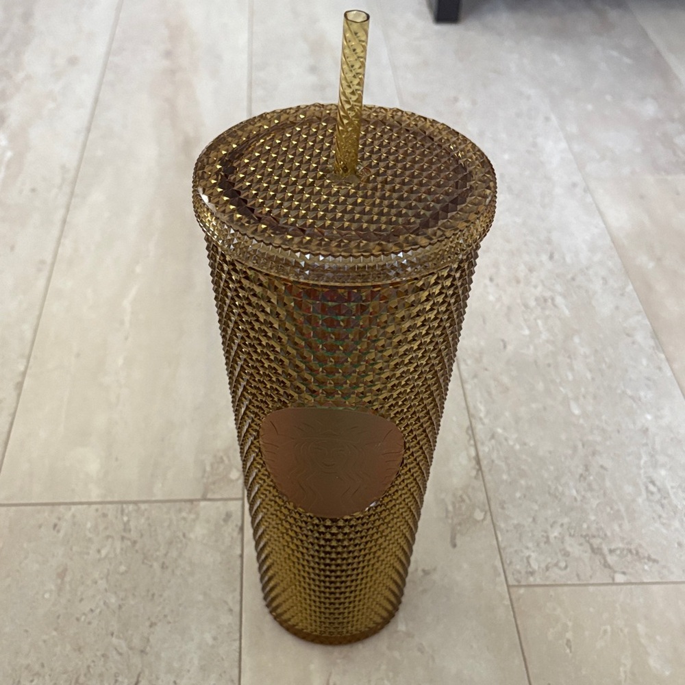 Starbucks x Walt Disney World 50th Anniversary Studded Collector's Tumbler Gold